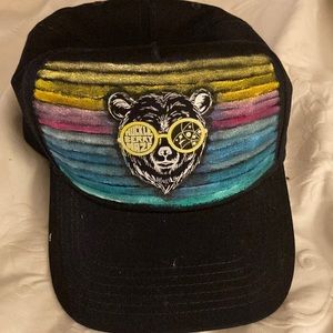 Hand painted hat - Lazy Dog Beer Club